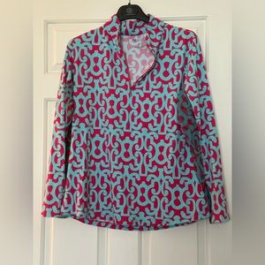 IB KUL half zip top. Great for sun coverage and exercise.